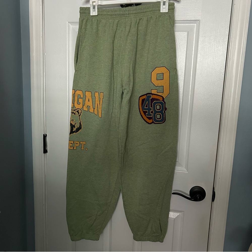 patch sweatpants
